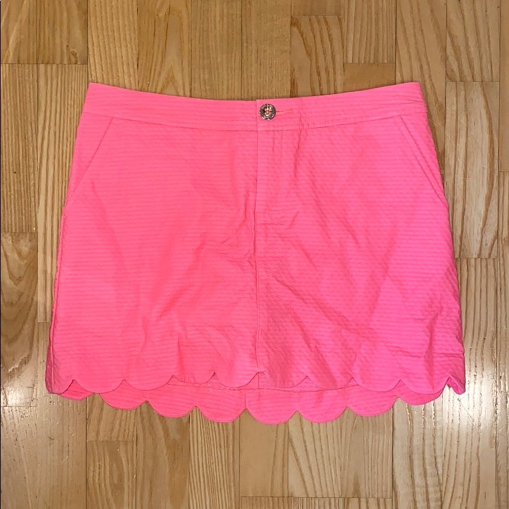 Lilly Pulitzer scalloped skort